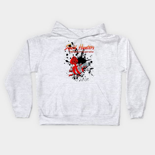 Ink Splash Hunters Kids Hoodie by squidhunterwa